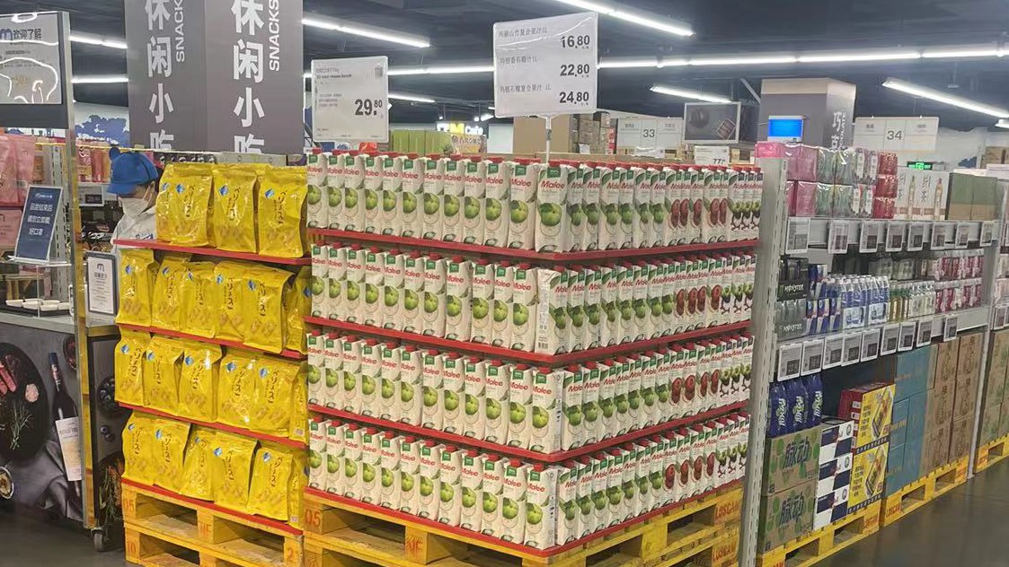 木托盤在大型連鎖超市的應用案例